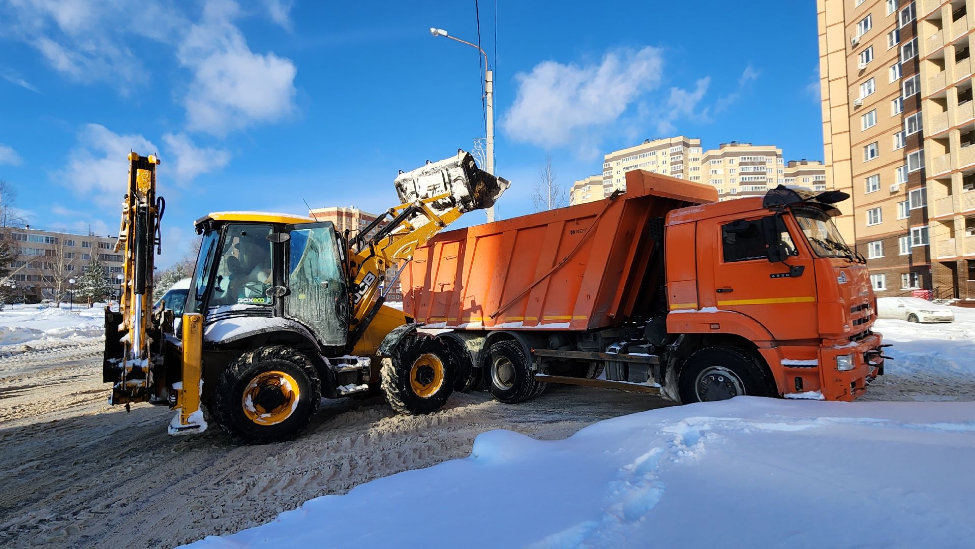 снегопад, жкх, Лосино-Петрвоский,