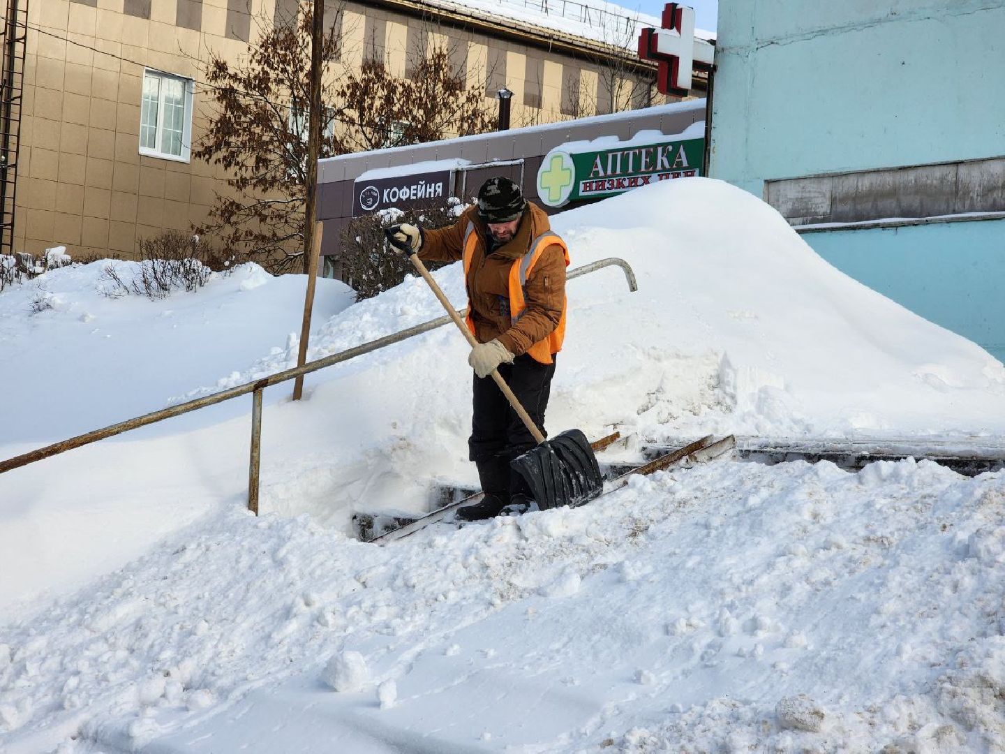 можайск, можайский городской округ, подмосковье, уборка снега, циклон ольга, снегопад, дворы, коммунальные службы, дорожные службы, жители,