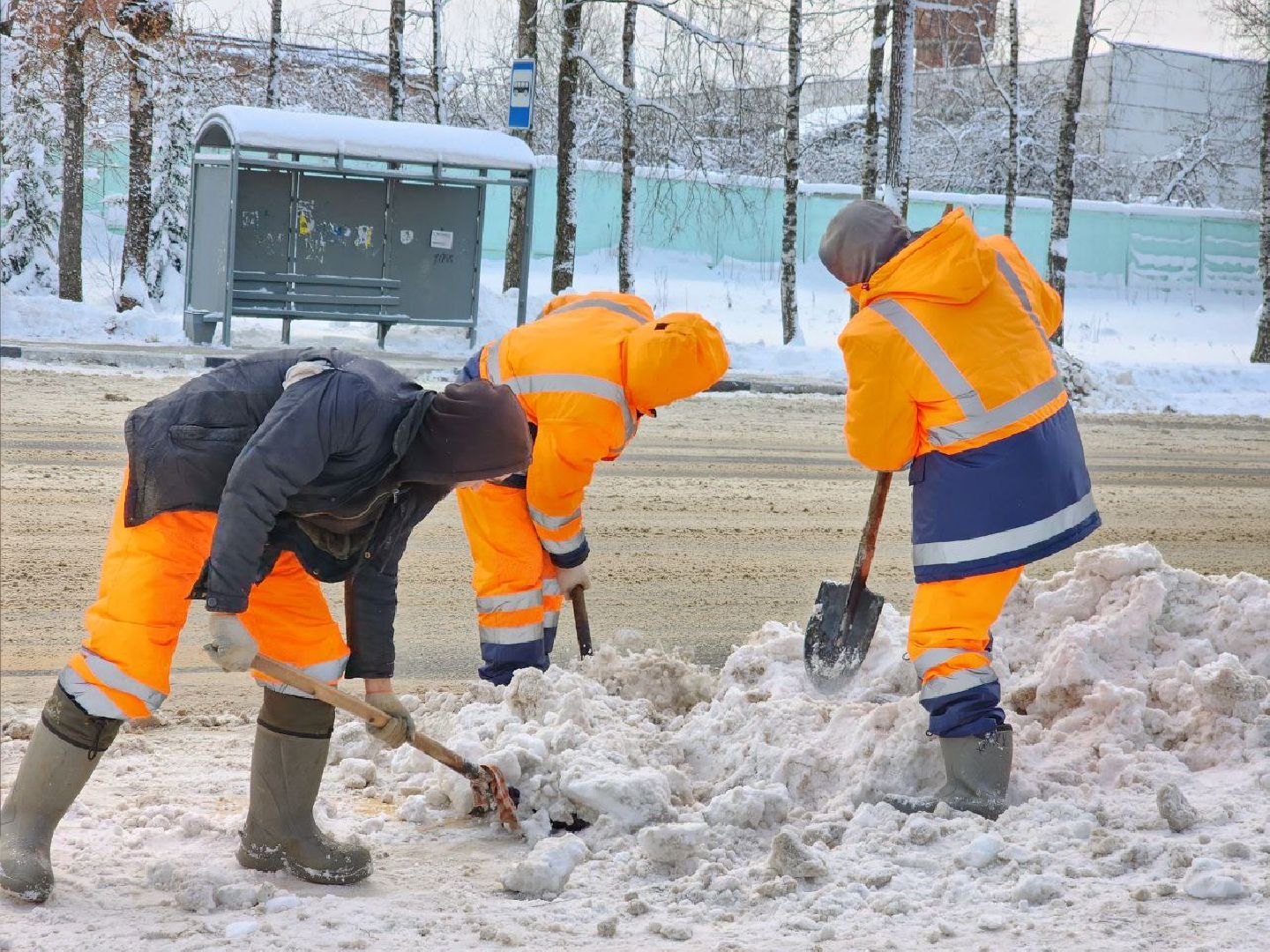 можайск, можайский городской округ, подмосковье, уборка снега, циклон ольга, снегопад, дворы, коммунальные службы, дорожные службы, жители,