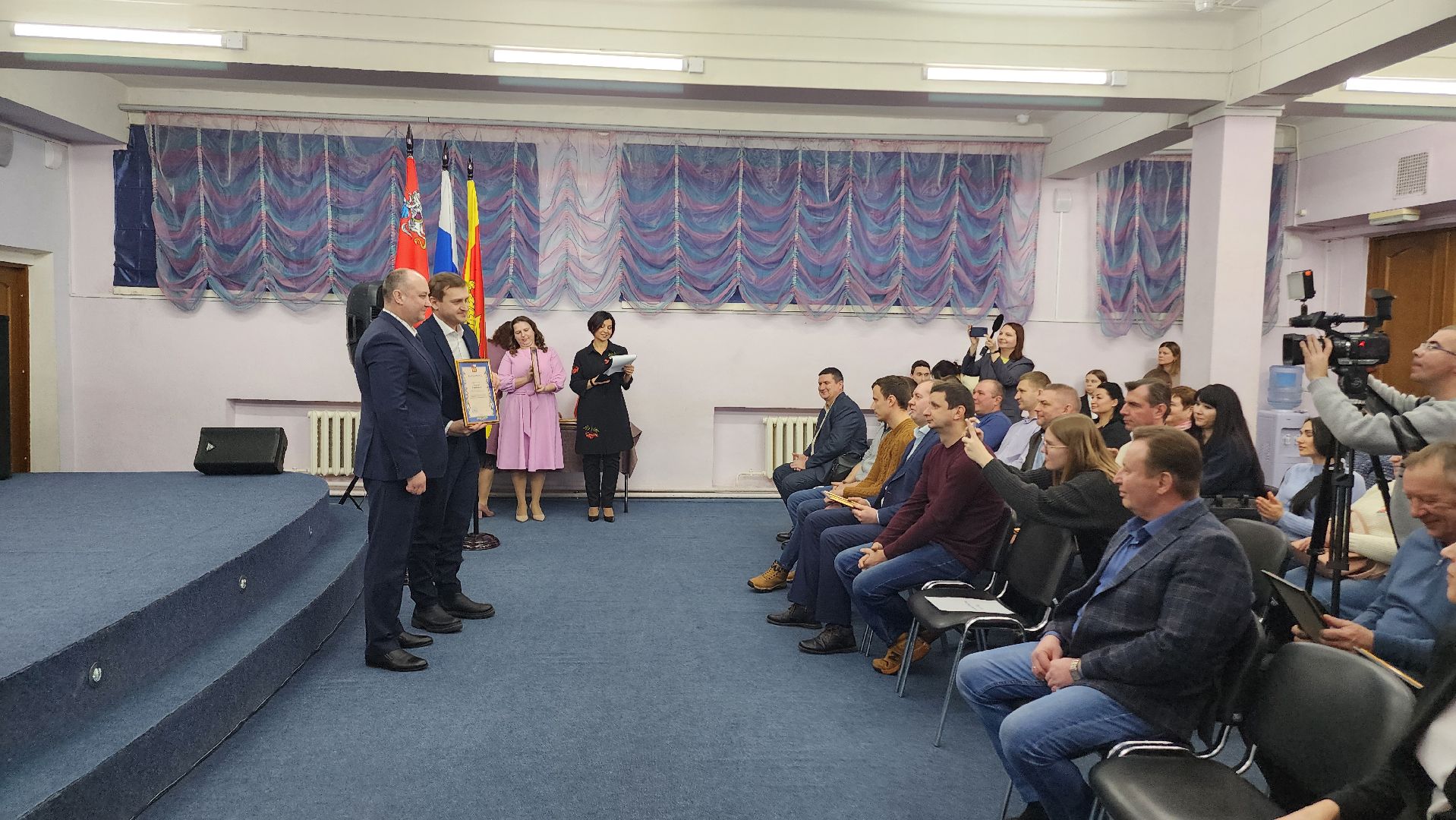 Егорьевск, Подмосковье, Московская область, непогода, награждение,