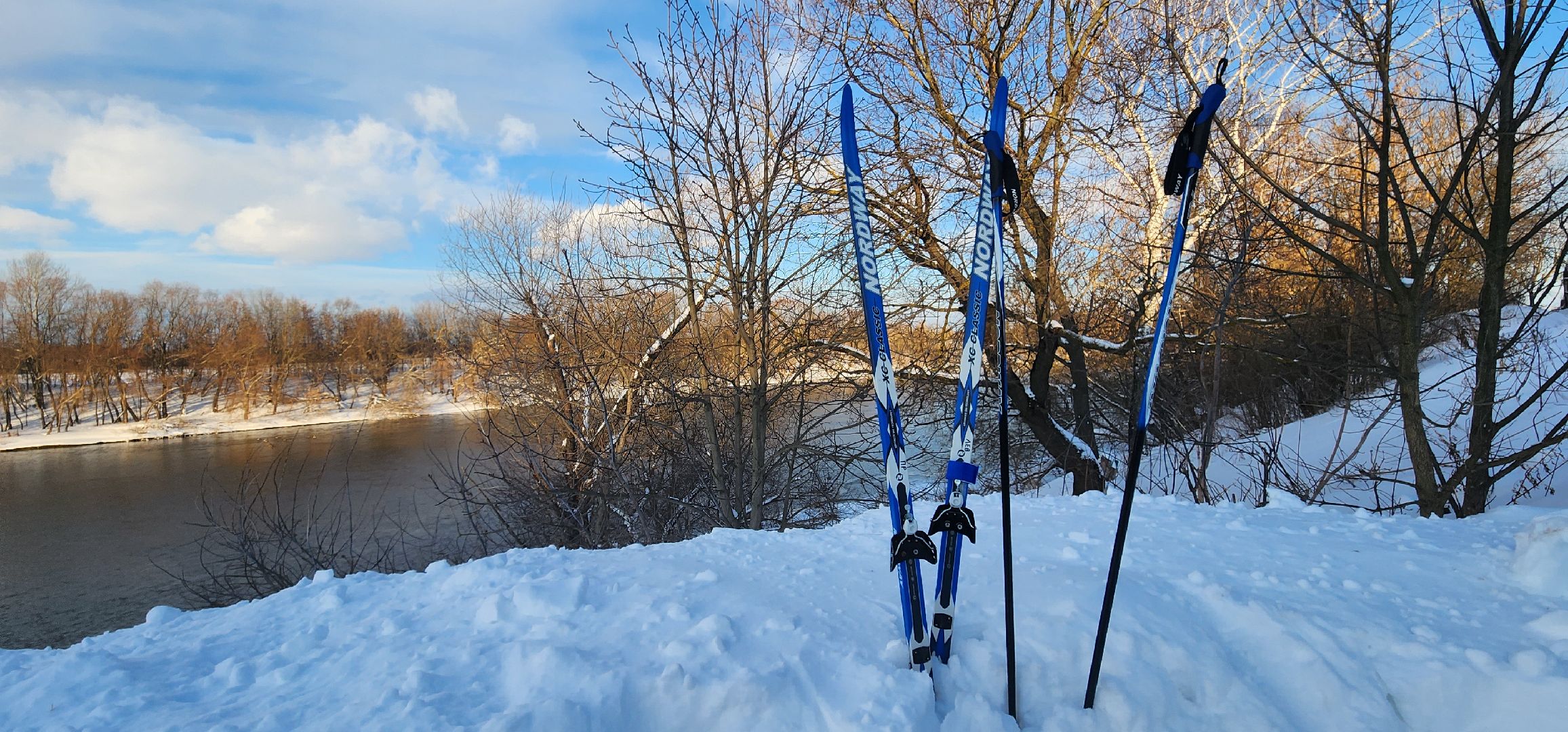 Коломна, туризм, поход, лыжи,