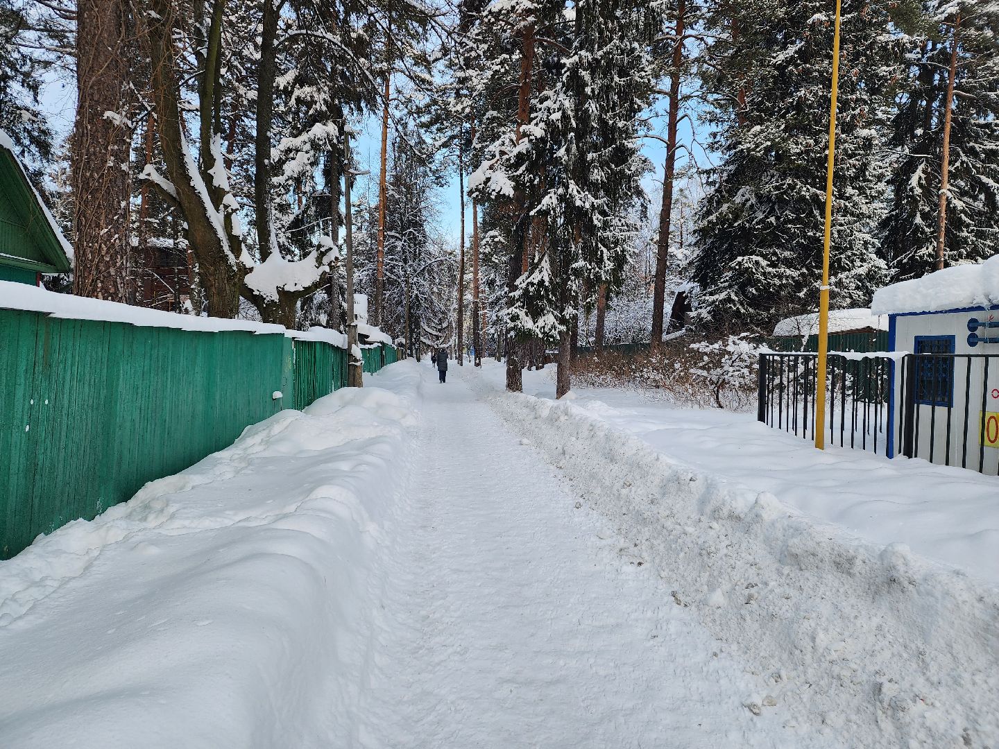 пушкино, снег, циклон ольга, уборка дворов, уборка снега,