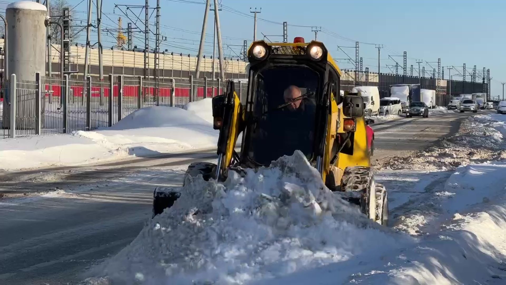 Реутов, ЖКХ, очистка гоода, снег, циклон ольга, вывоз снега,