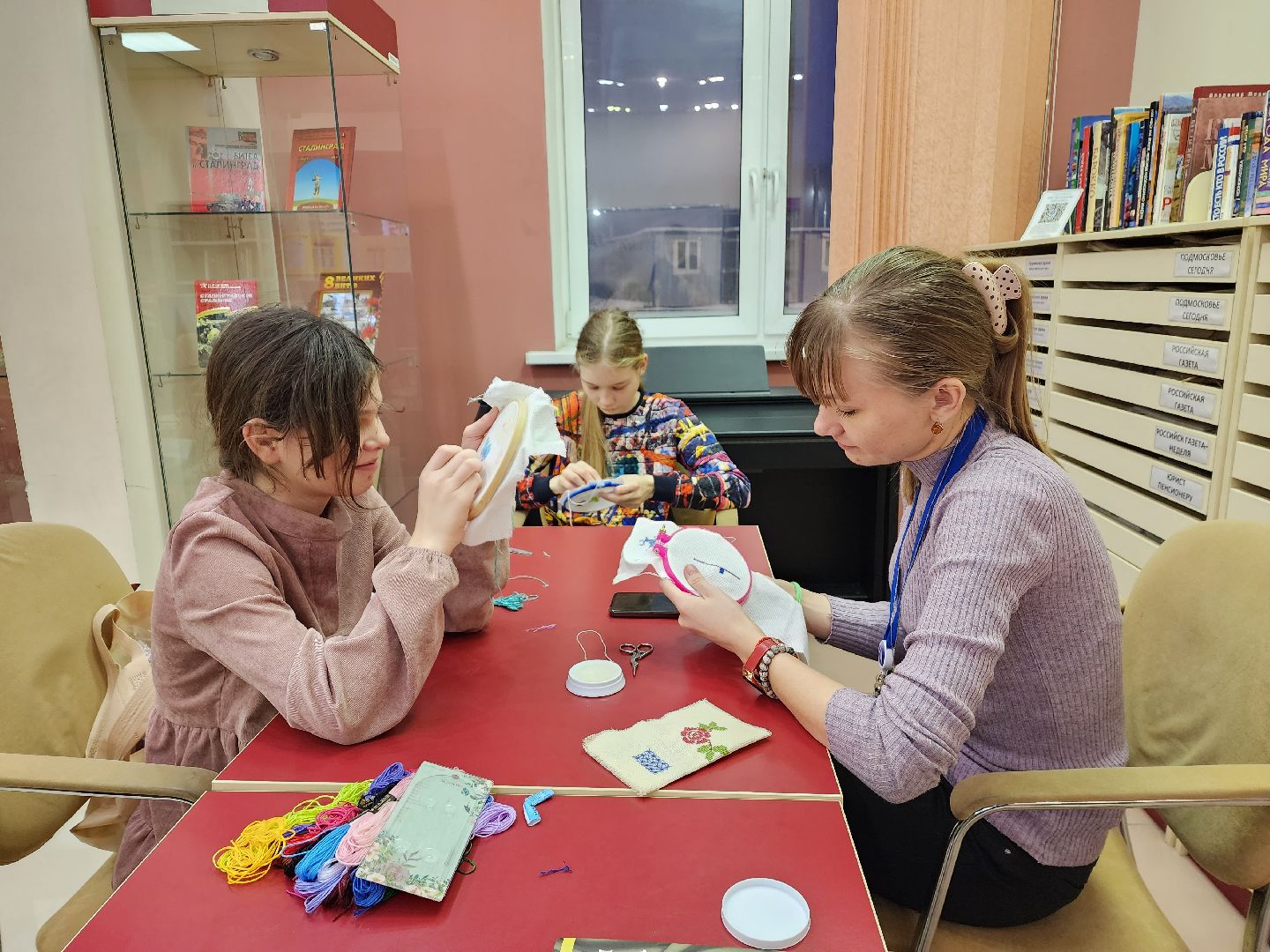 пушкино, вышивка, кружки, эксклюзив,