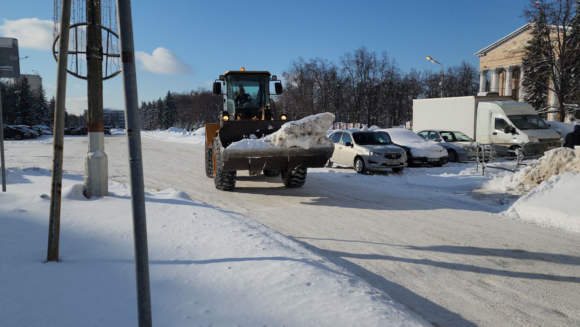 циклон, Ольга, снегопад, уборка, ликвидация последствий снегопада,