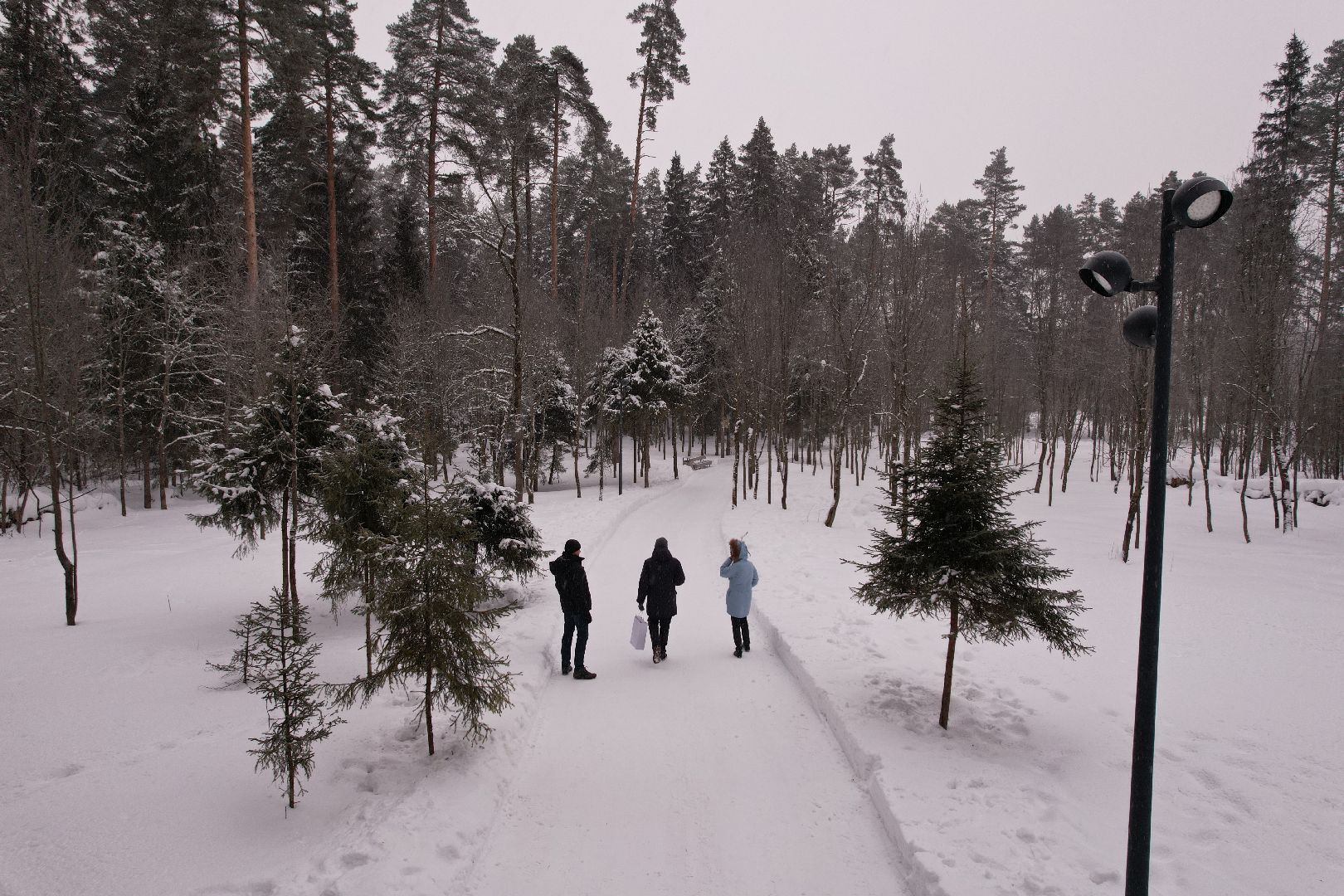 видео с коптера, благоустройство, парки, истра,