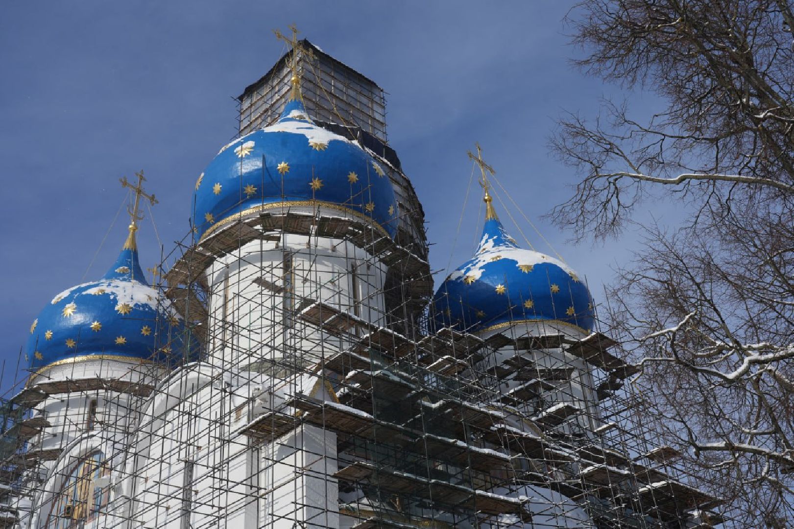 Сергиев Посад, Троице-Сергиева Лавра, Реставрация, Успенский собор, Уникальная работа, Религия, Архитектура,