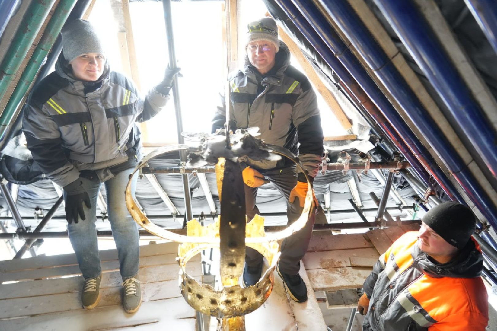 Сергиев Посад, Троице-Сергиева Лавра, Реставрация, Успенский собор, Уникальная работа, Религия, Архитектура,