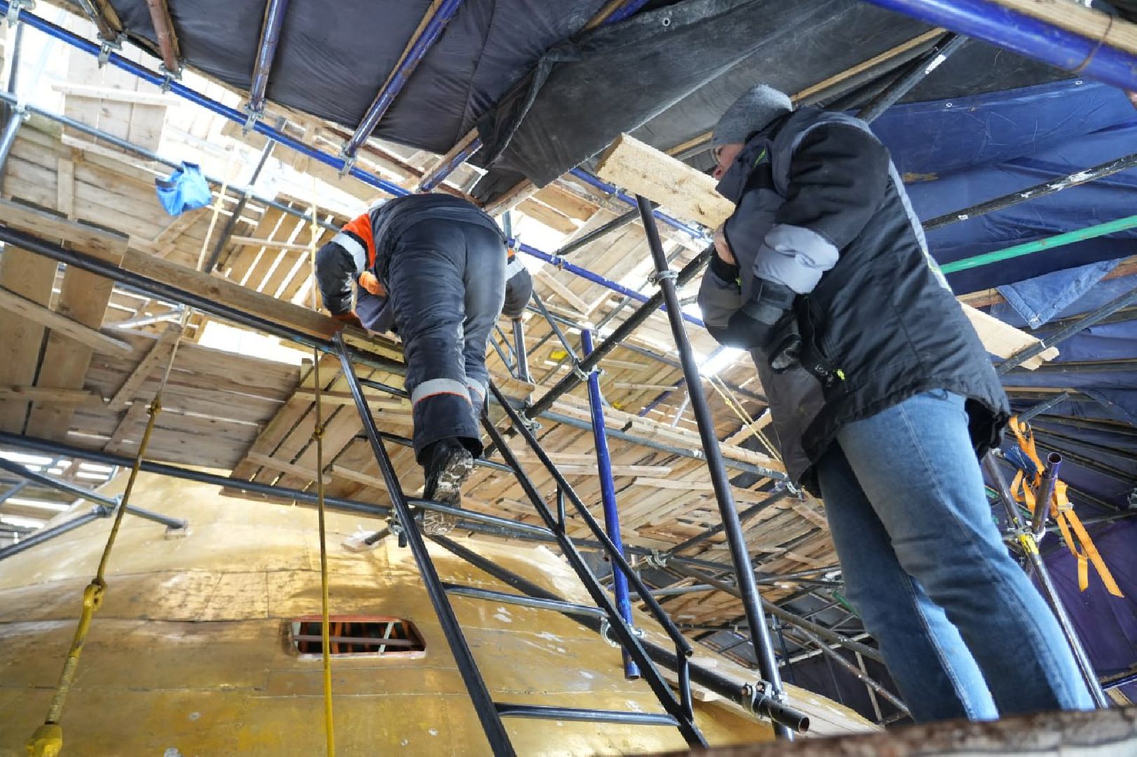 Сергиев Посад, Троице-Сергиева Лавра, Реставрация, Успенский собор, Уникальная работа, Религия, Архитектура,