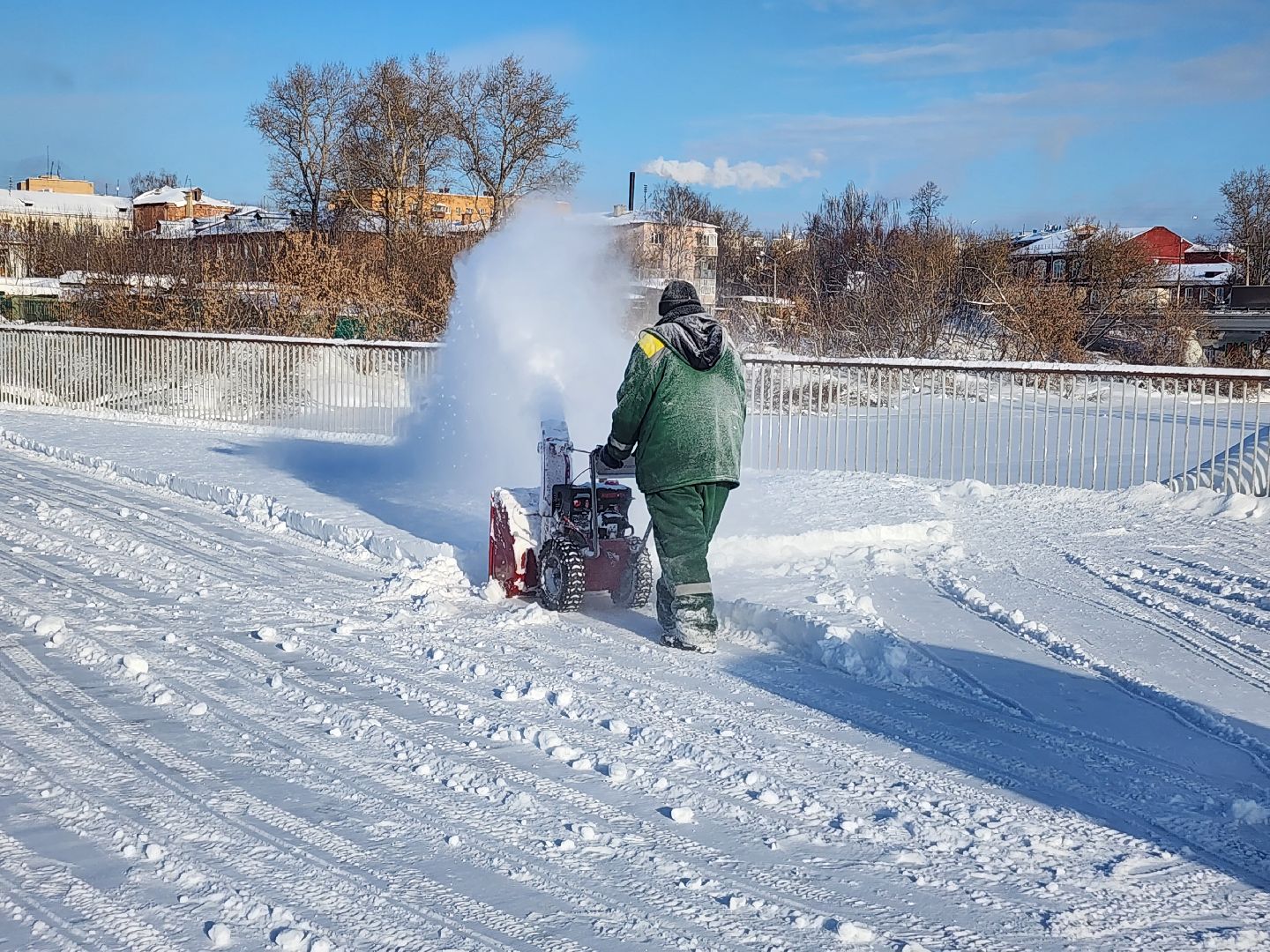 циклон ольга, уборка снега, орехово зуево,