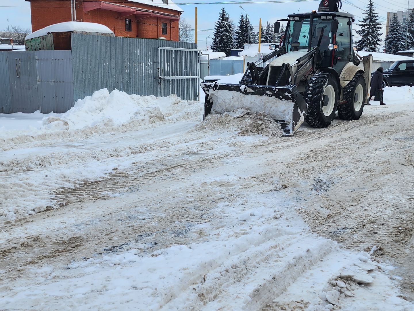 циклон ольга, уборка снега, орехово зуево,