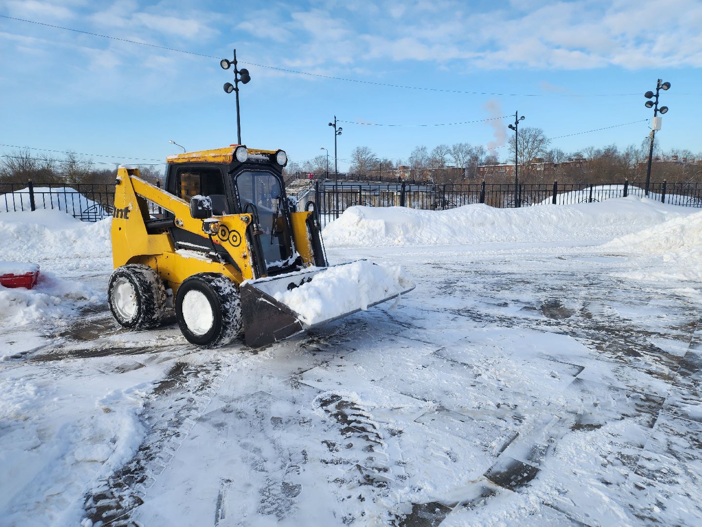 циклон ольга, уборка снега, орехово зуево,