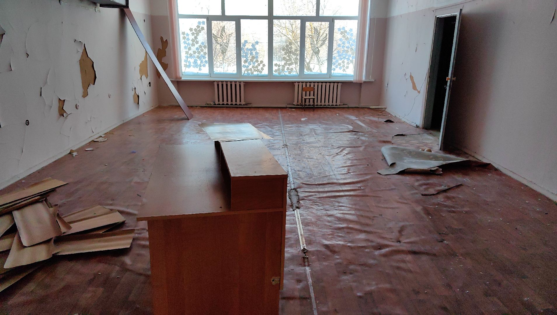 капремонт, школа, демонтажные работы, мебель,