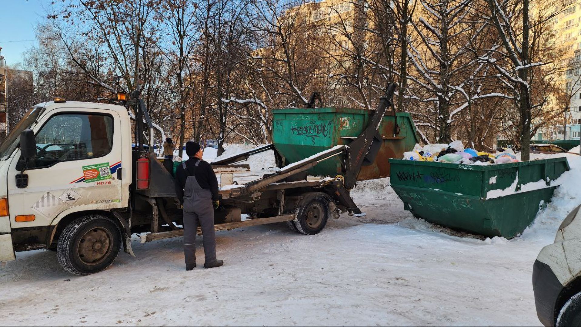 люберцы, контейнерная площадка, спецтехника, добродел,