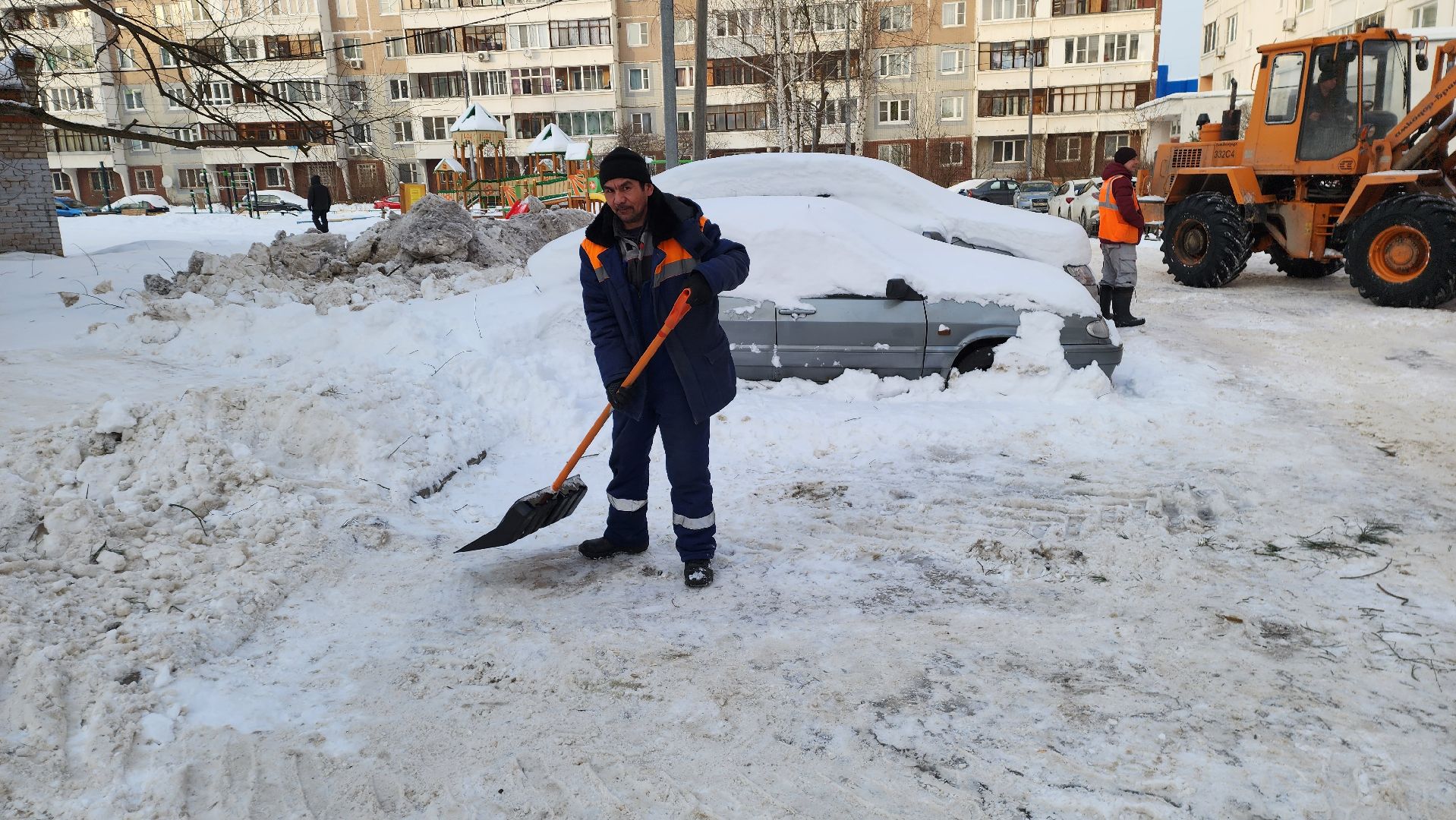 Городской округ Пушкинский, Ивантеевка, Уборка снега, городское хозяйство ивантеевка,