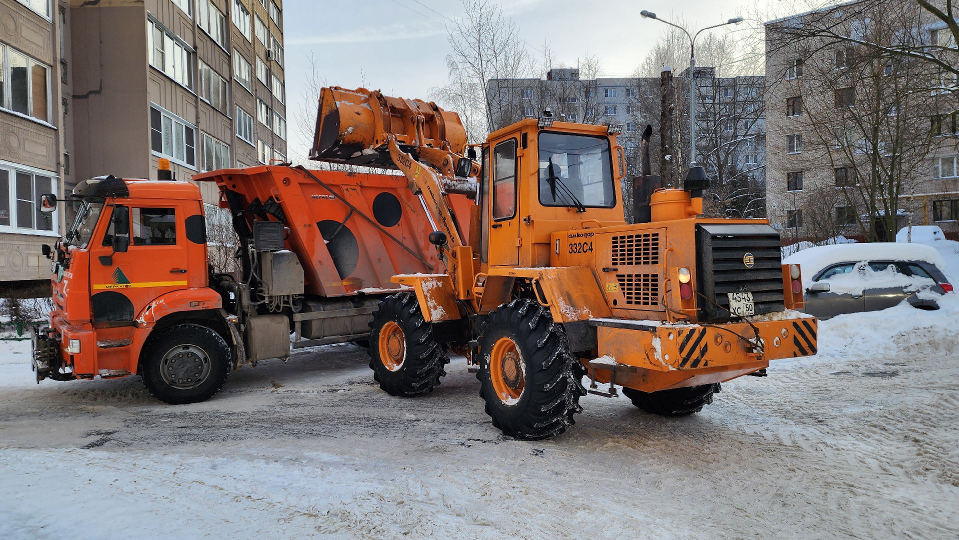 Городской округ Пушкинский, Ивантеевка, Уборка снега, городское хозяйство ивантеевка,