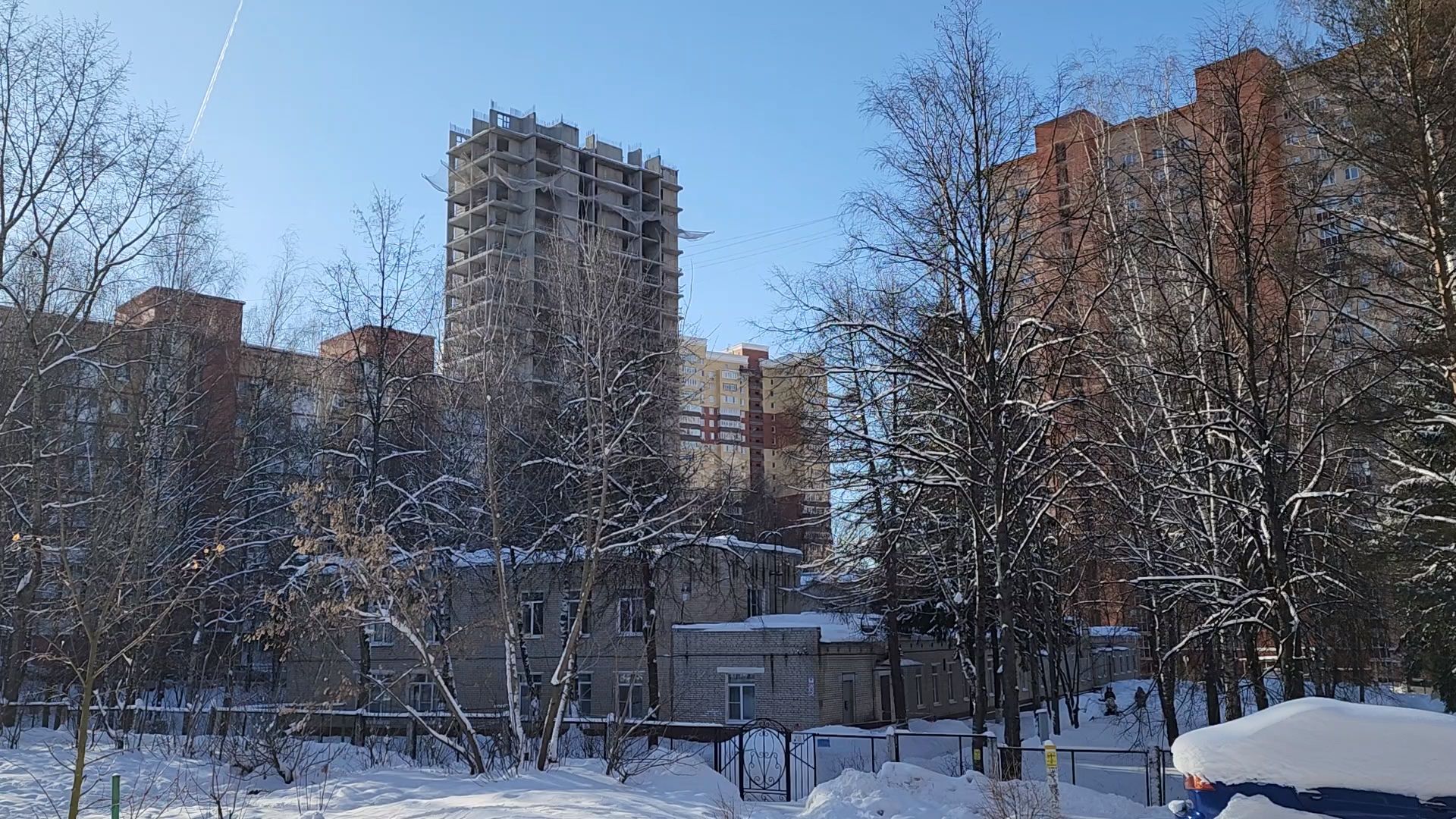 Одинцово, благоустройство, Строительство, Школа, Парковка,