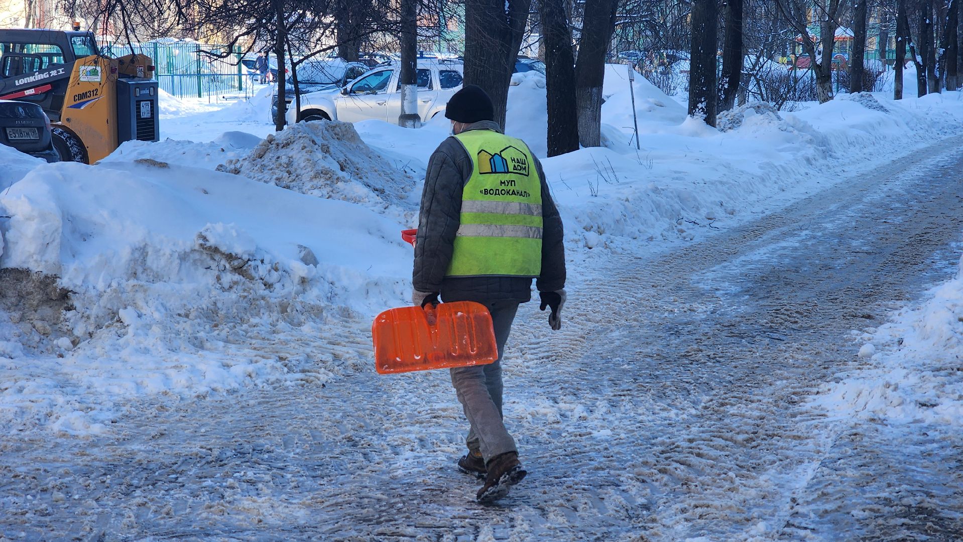 кашира, жкх, уборка, вывоз снега, водоканал, сугробы, завалы,