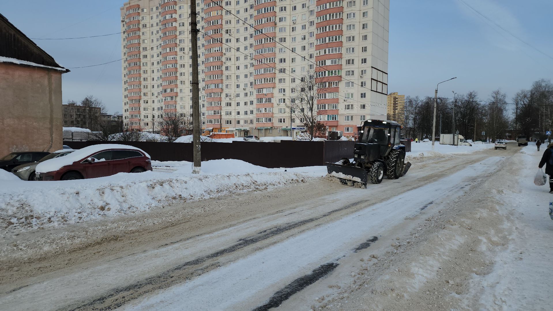 уборка снега, ЖКХ, коммунальные службы, Старая Купавна, Богородский городской округ,