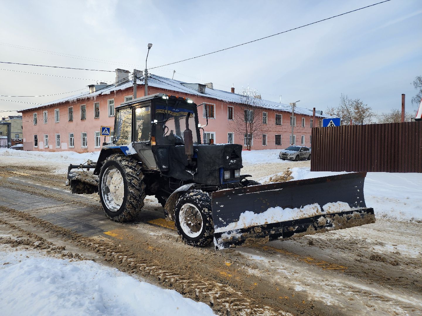 уборка снега, ЖКХ, коммунальные службы, Старая Купавна, Богородский городской округ,