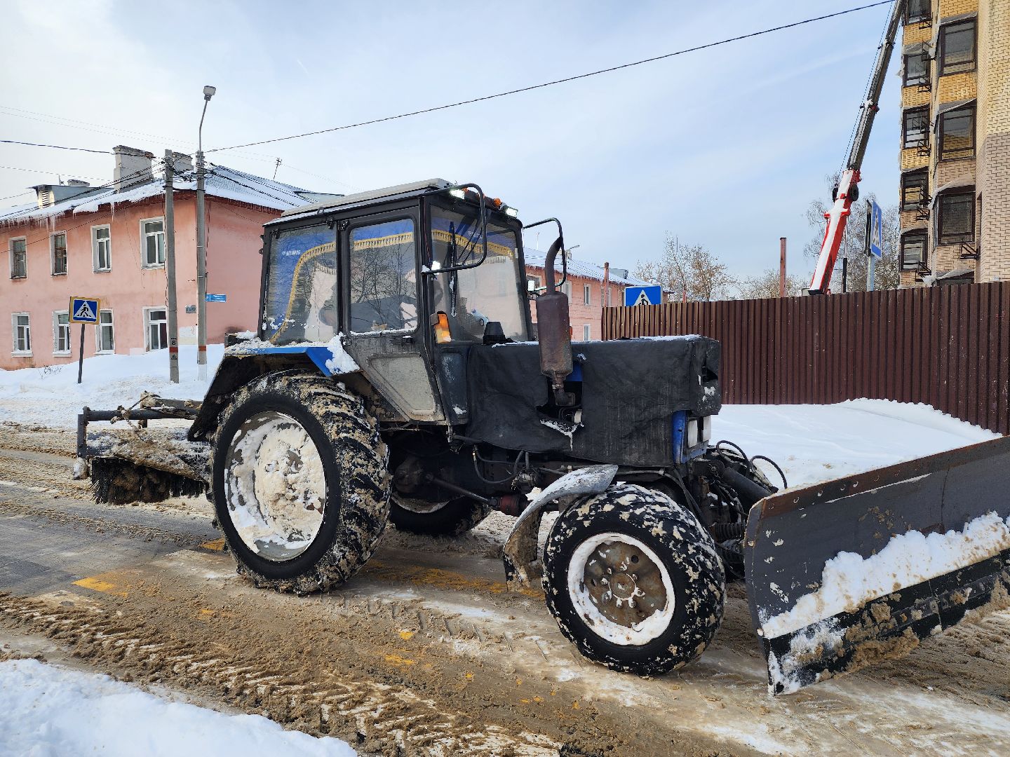 уборка снега, ЖКХ, коммунальные службы, Старая Купавна, Богородский городской округ,