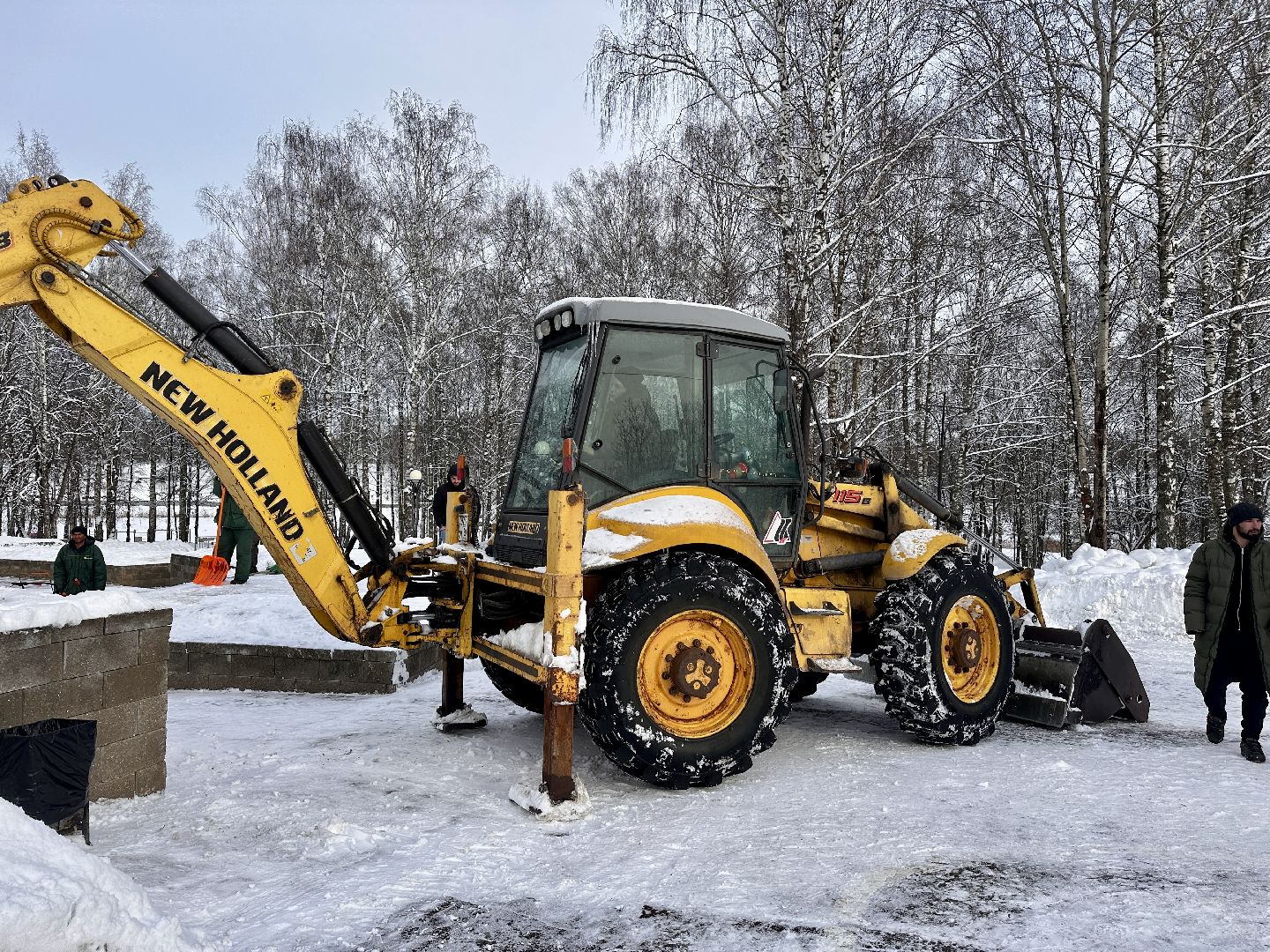 Клин, общество, дороги, парки, снег, уборка снега,