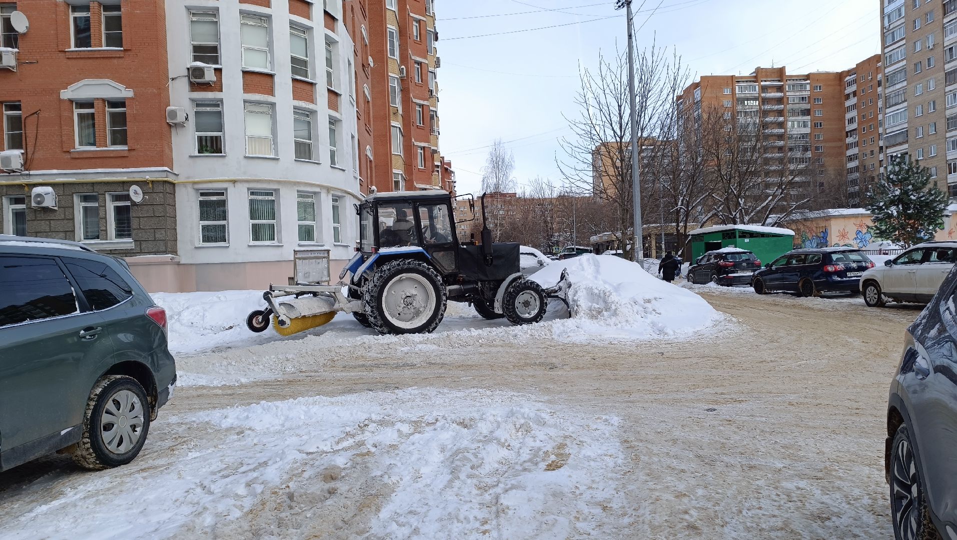 уборка снега, жкх, лобня,