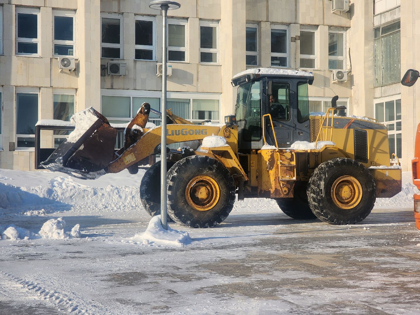 уборка снега, коммунальная техника, коммунальщики, руза, рузский городской округ, московская область, подмосковье,