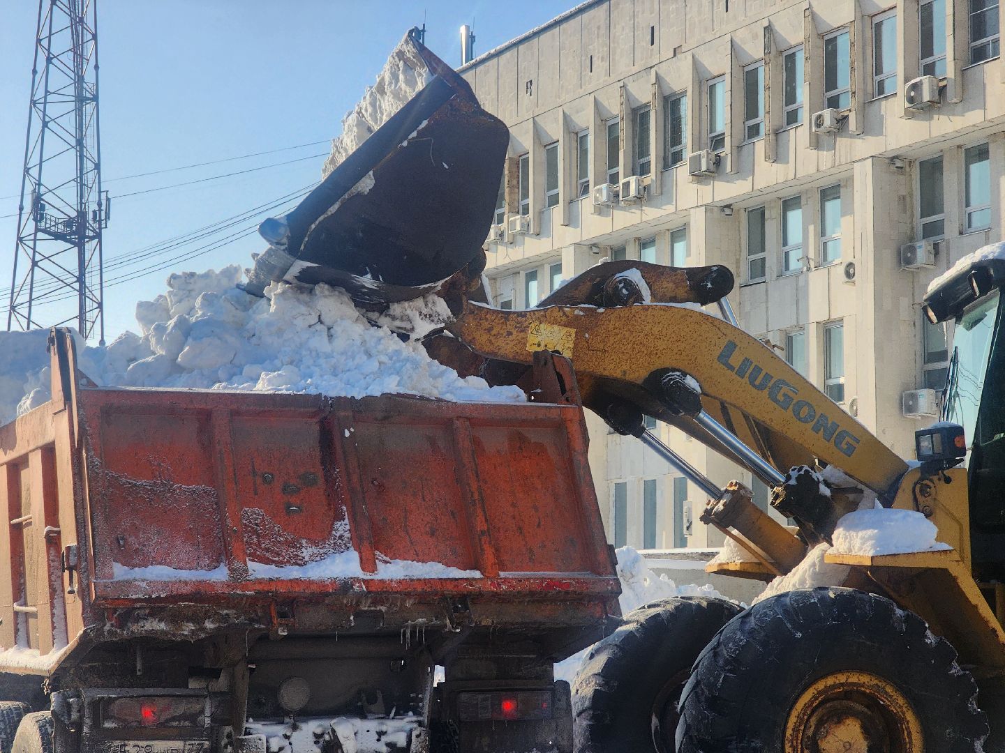 уборка снега, коммунальная техника, коммунальщики, руза, рузский городской округ, московская область, подмосковье,