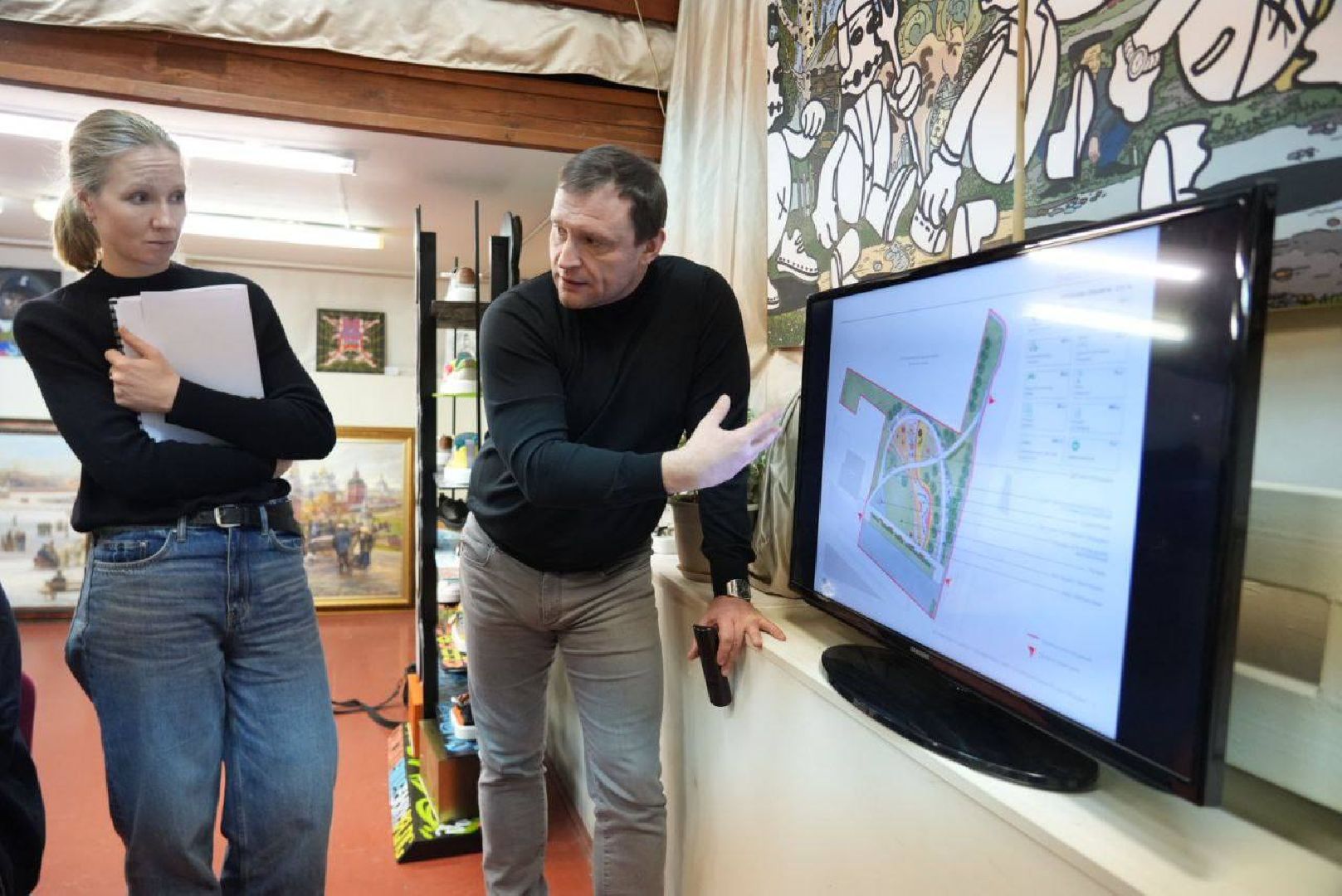 Сергиев Посад, Благоустройство, Отдых, Зоны отдыха, Сквер, Художники, Жители,