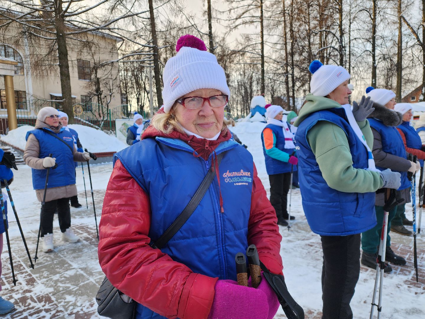 активное долголетие, спорт в подмосковье, скандинавская ходьба, все на старт, видное,