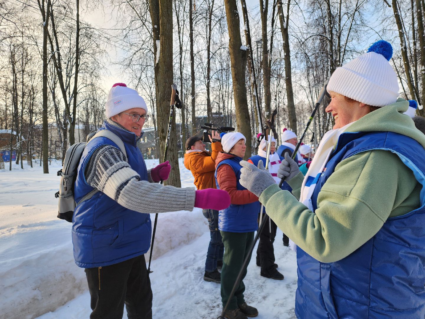 активное долголетие, спорт в подмосковье, скандинавская ходьба, все на старт, видное,