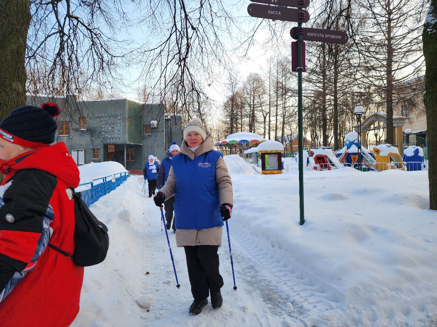 активное долголетие, спорт в подмосковье, скандинавская ходьба, все на старт, видное,