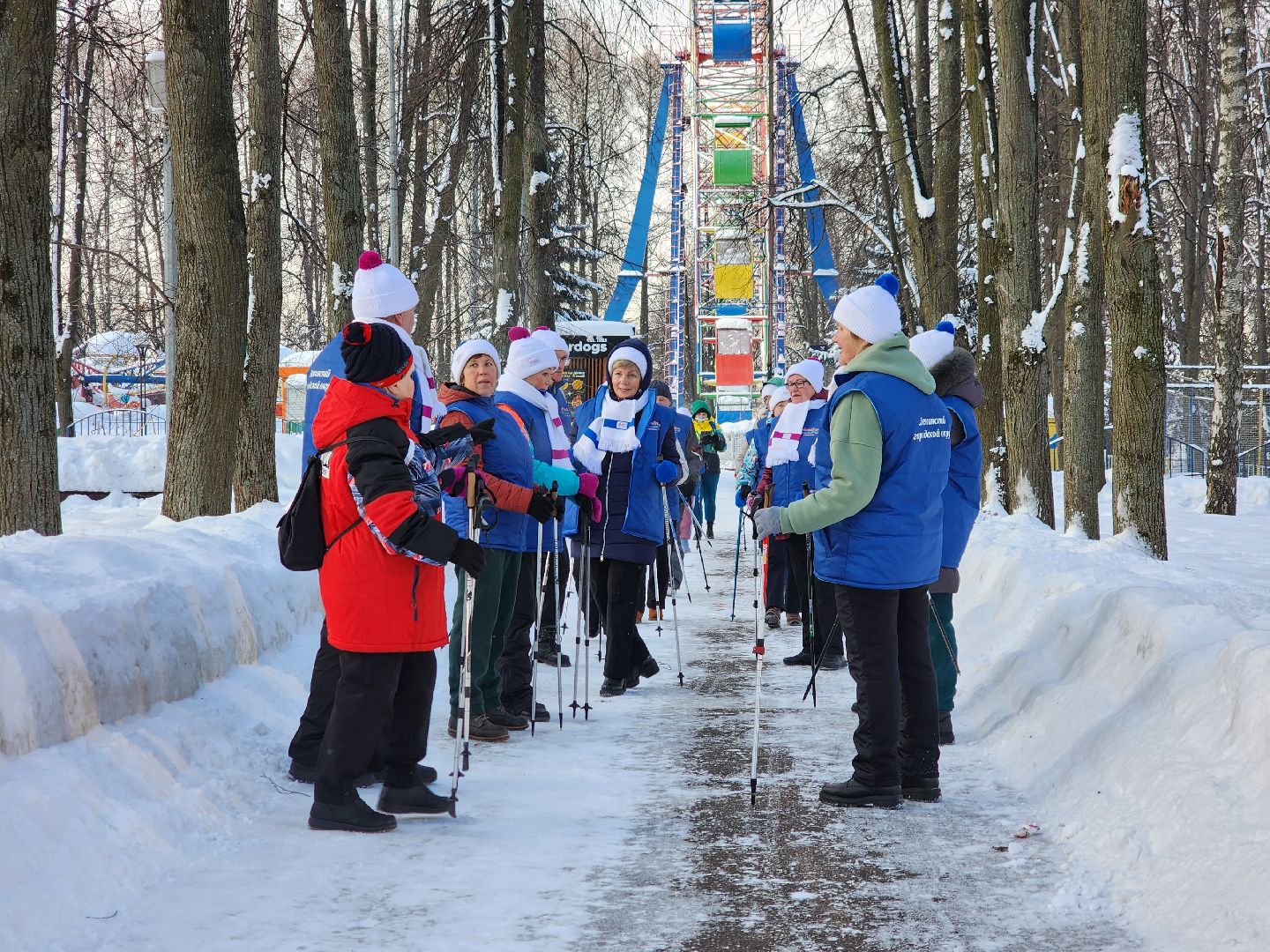 активное долголетие, спорт в подмосковье, скандинавская ходьба, все на старт, видное,