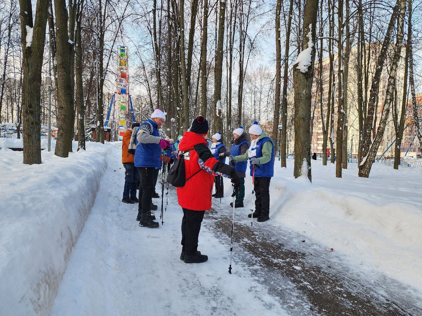 активное долголетие, спорт в подмосковье, скандинавская ходьба, все на старт, видное,