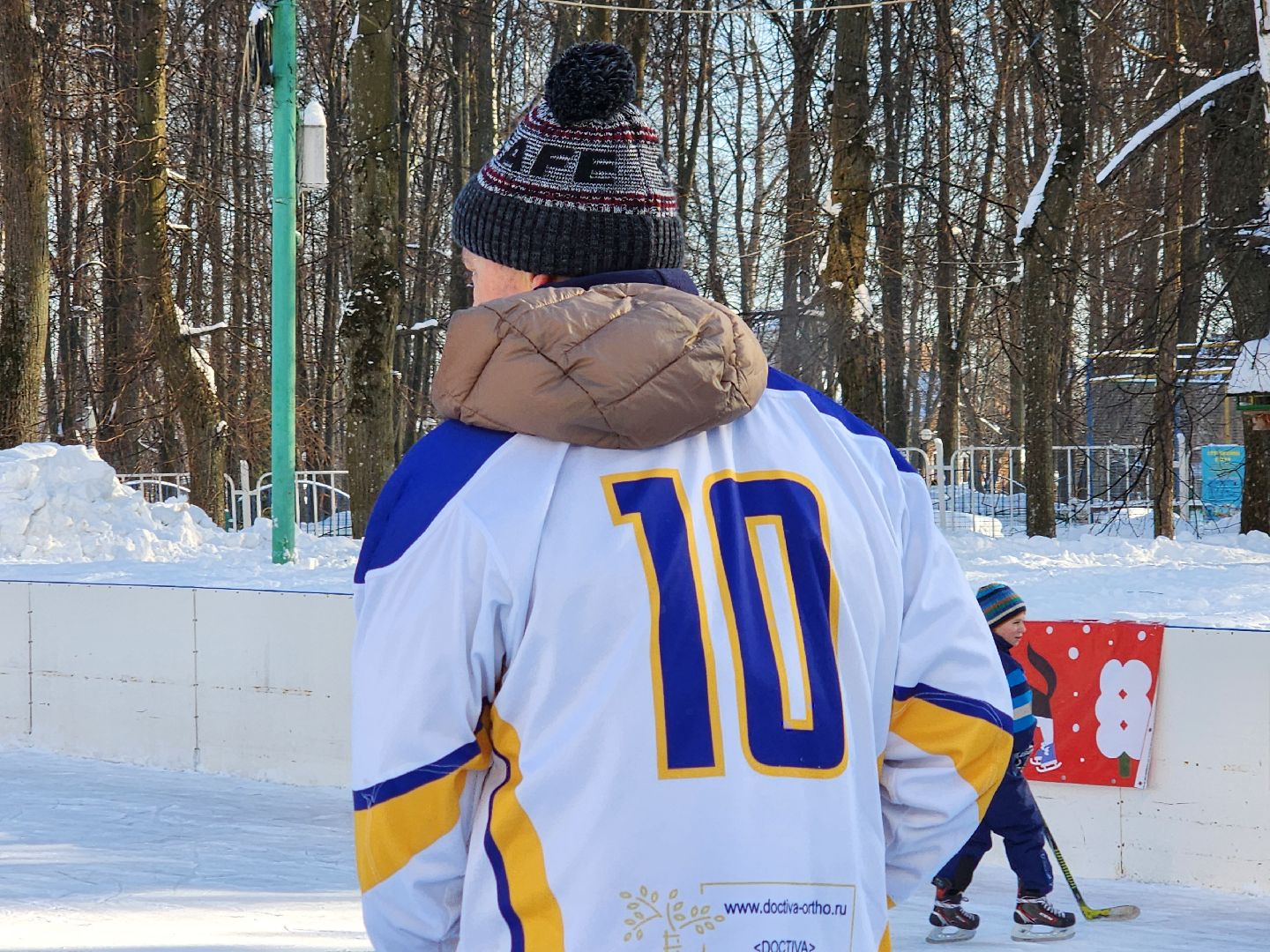 хоккейная команда, металлург,хоккей в парке, видное, спорт подмосковья,