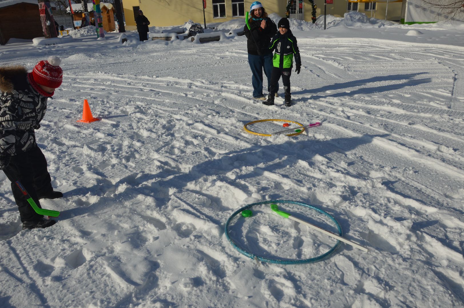 шатура, кто вперед, стартуют все, парки подмосковья, зима в подмомсковье, зима в парках, эстафета,