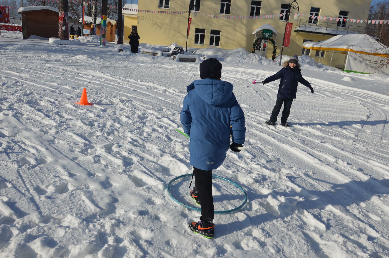 шатура, кто вперед, стартуют все, парки подмосковья, зима в подмомсковье, зима в парках, эстафета,
