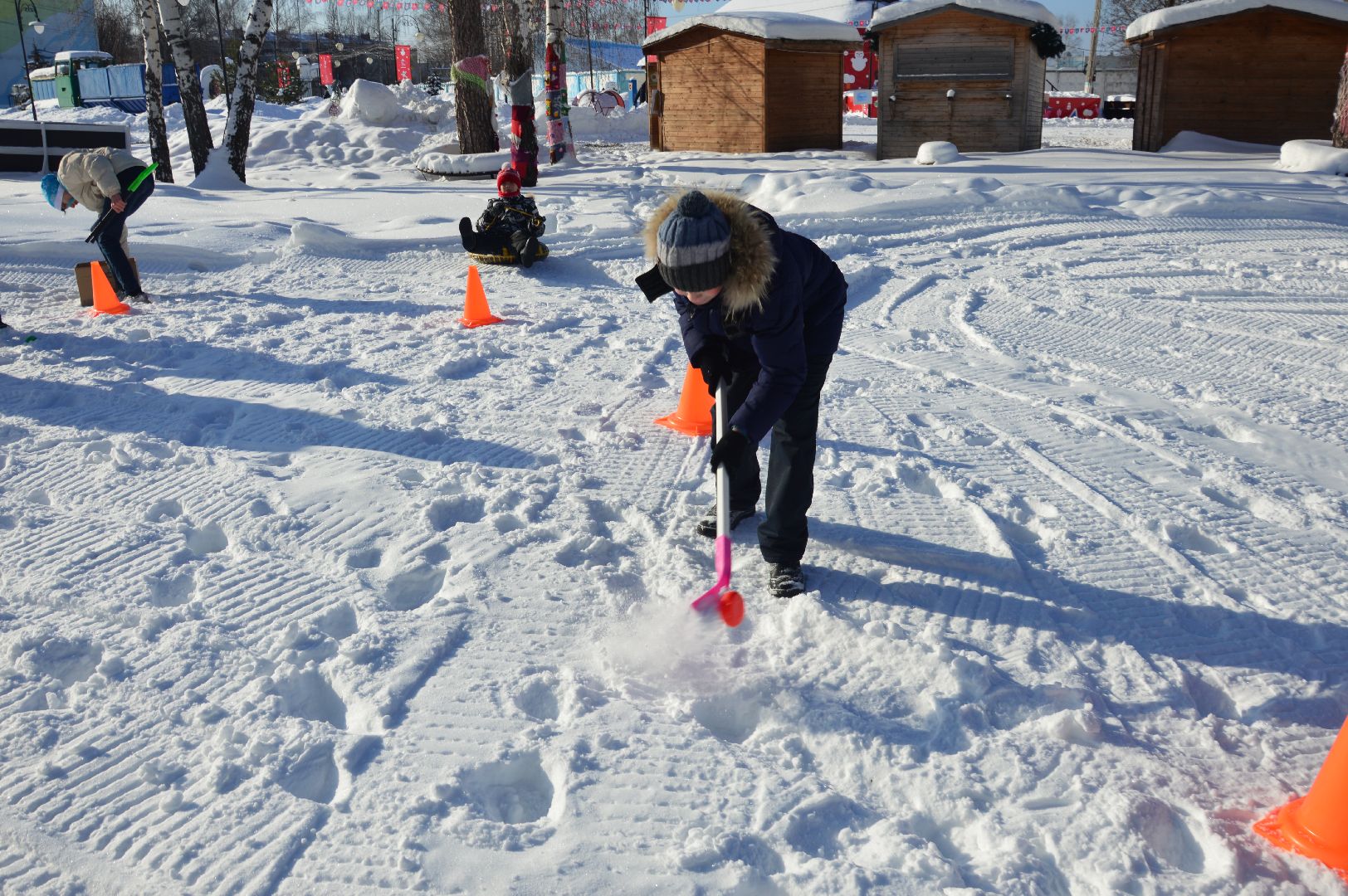 шатура, кто вперед, стартуют все, парки подмосковья, зима в подмомсковье, зима в парках, эстафета,