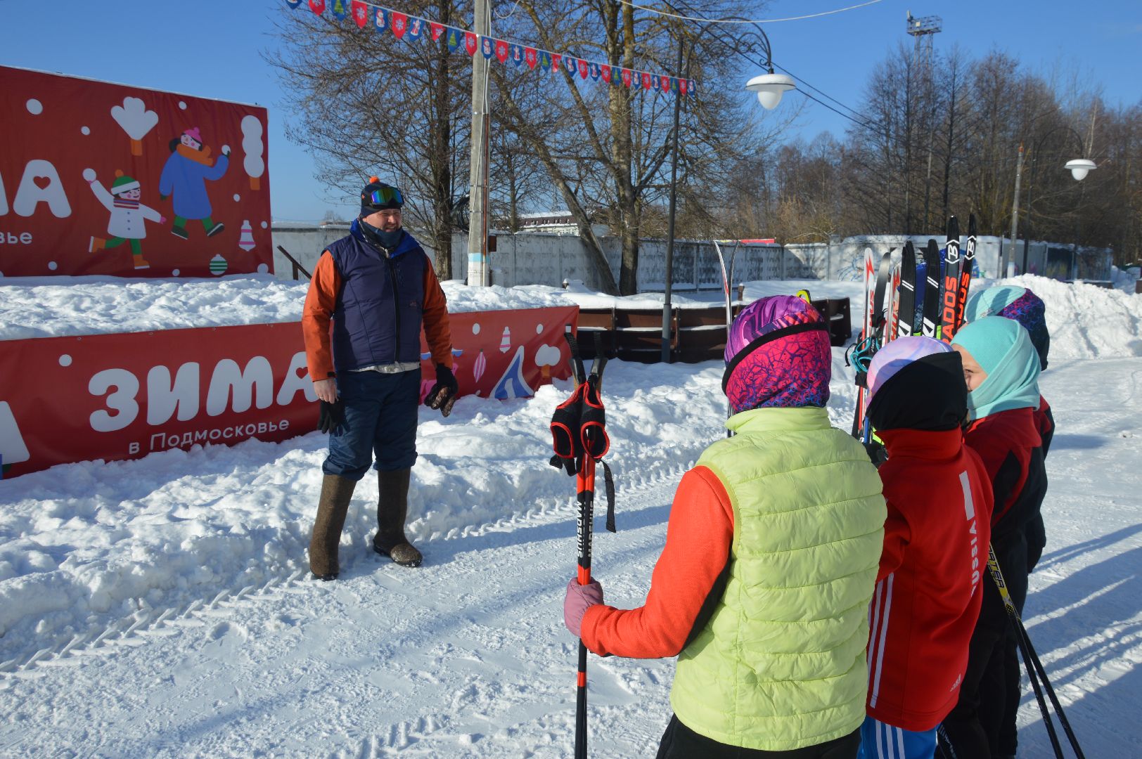 лыжи, семинар, шатура, городской парк, парки подмосковья, эстафета, лыжные гонки, зима в подмомсковье, зима в парках,