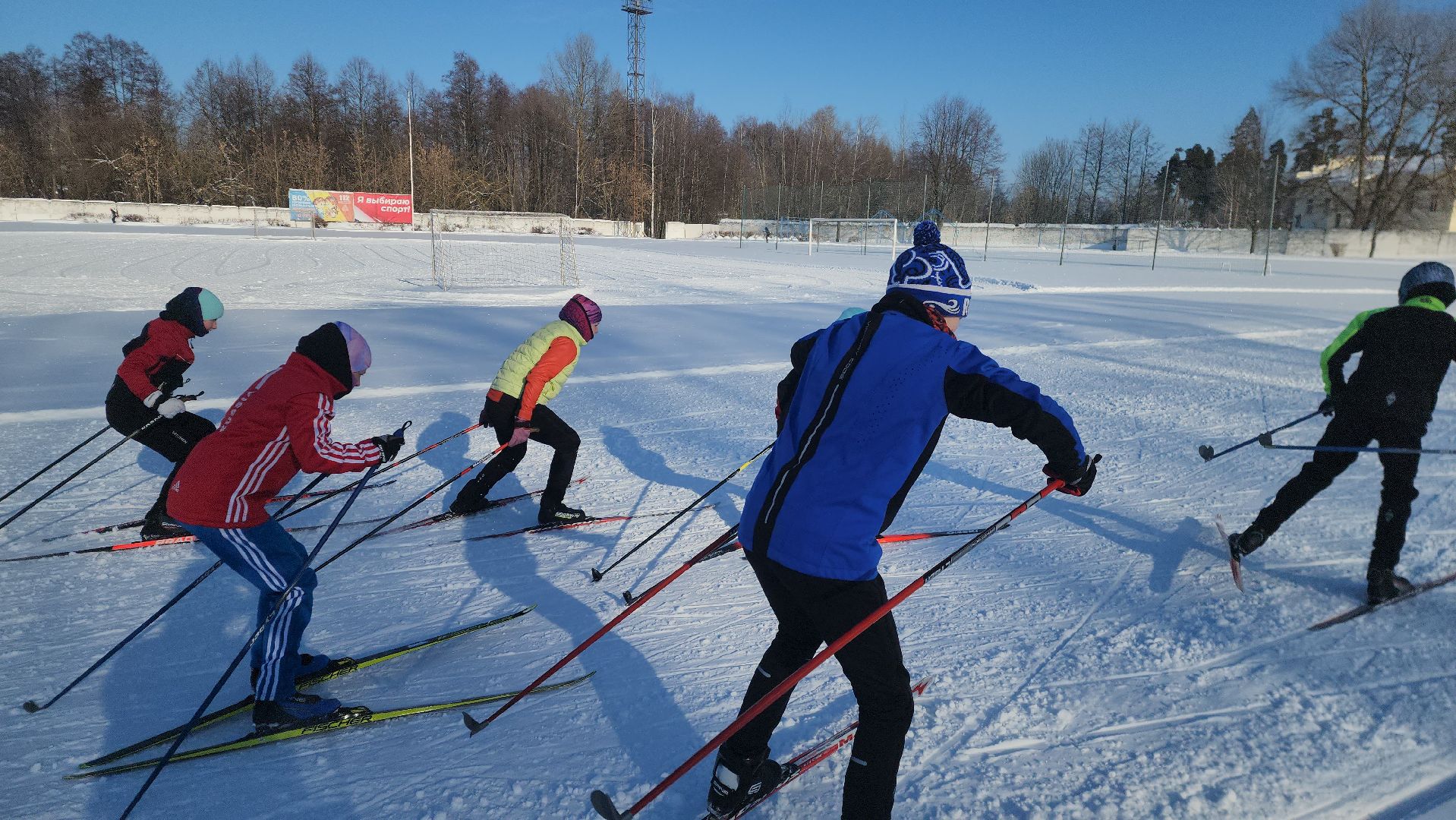 лыжи, семинар, шатура, городской парк, парки подмосковья, эстафета, лыжные гонки, зима в подмомсковье, зима в парках,