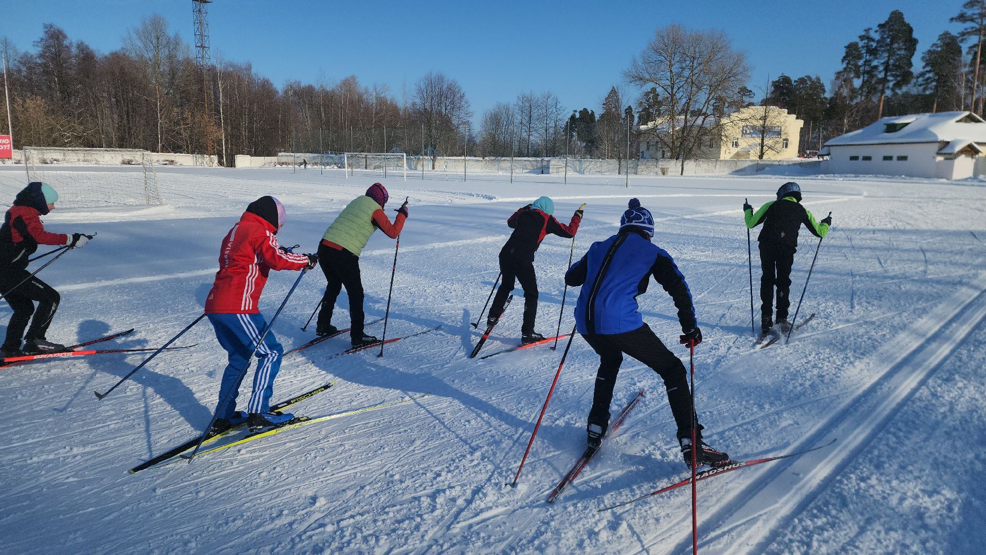лыжи, семинар, шатура, городской парк, парки подмосковья, эстафета, лыжные гонки, зима в подмомсковье, зима в парках,