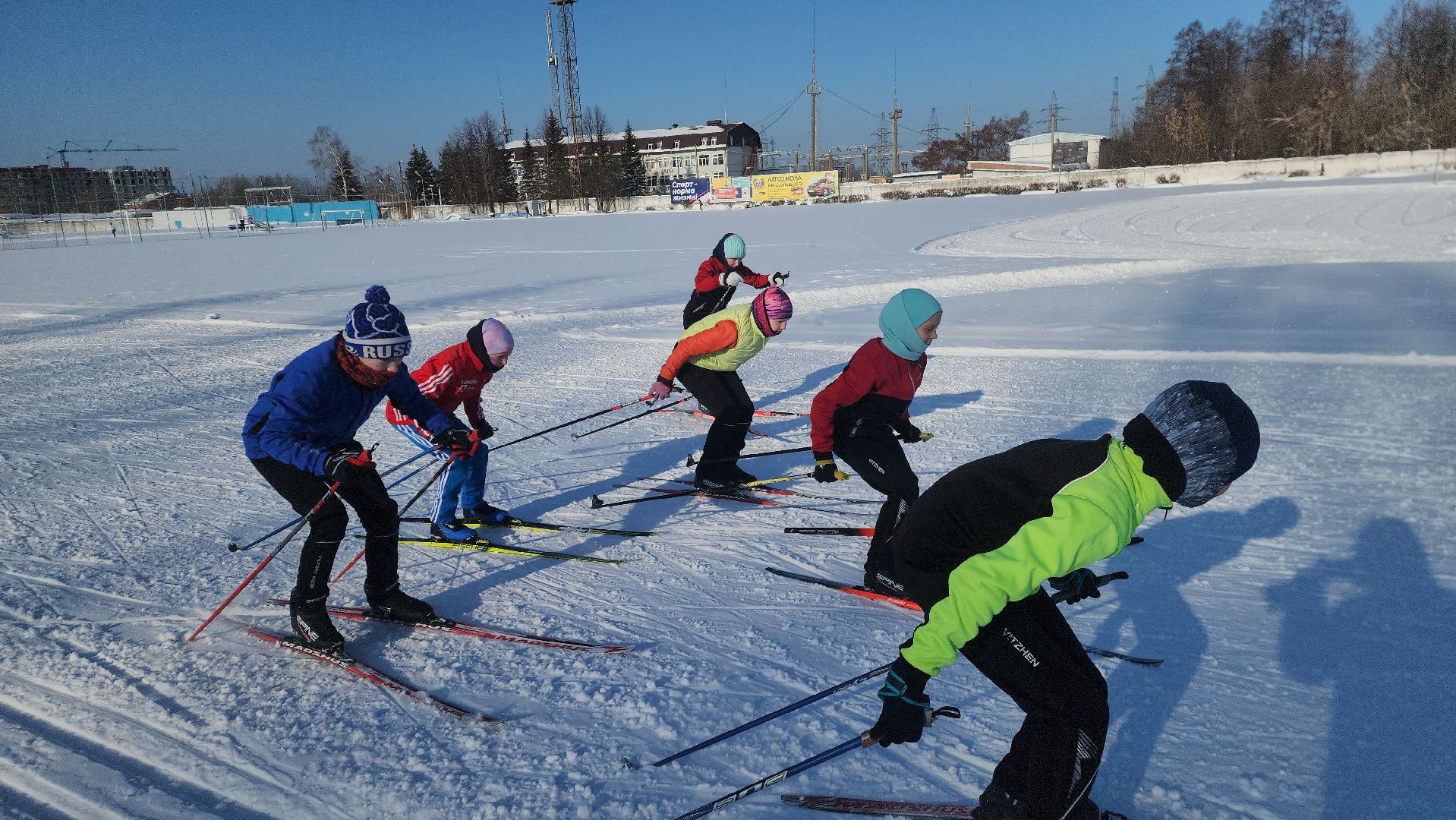 лыжи, семинар, шатура, городской парк, парки подмосковья, эстафета, лыжные гонки, зима в подмомсковье, зима в парках,
