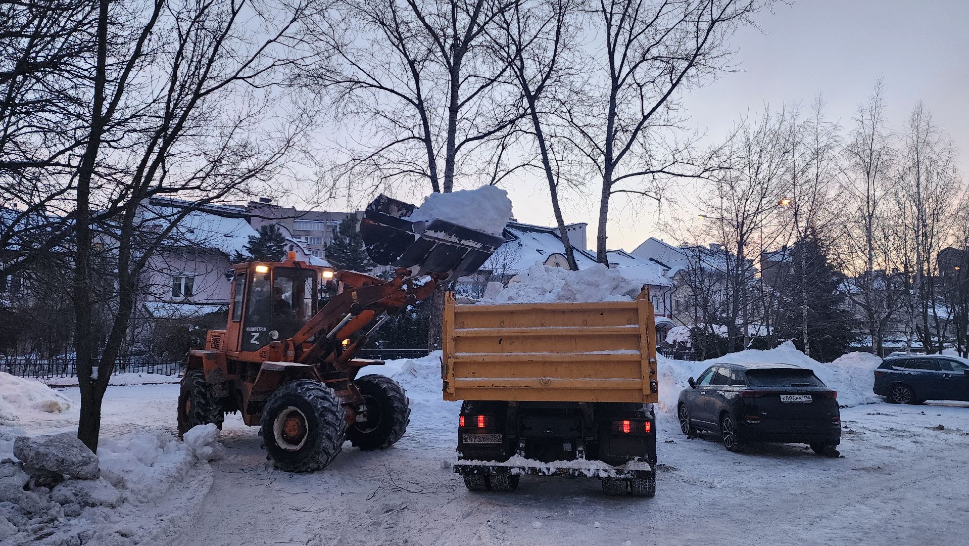 Подмосковье, Городской округ Пушкинский, Ивантеевка, городское хозяйство ивантеевка, Вывоз снега, ЖКХ,