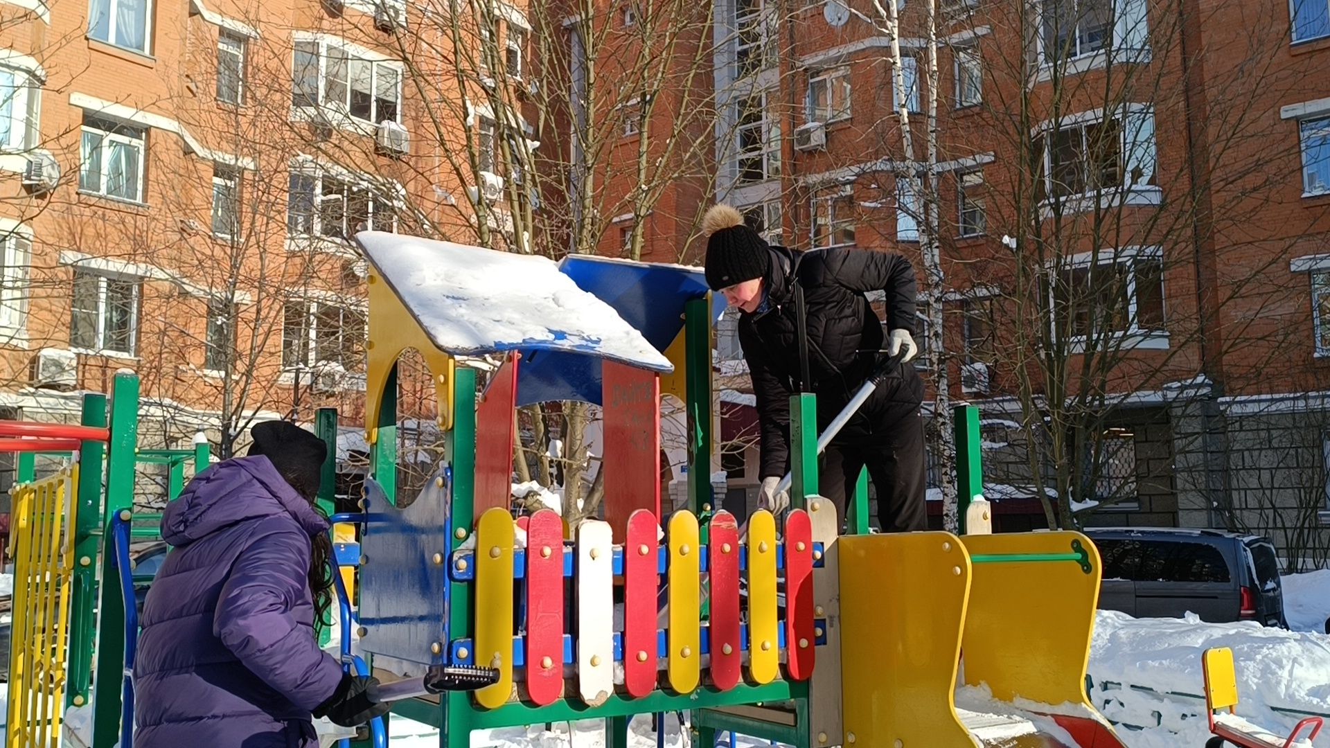 субботник, уборка снега, уборка дворов,