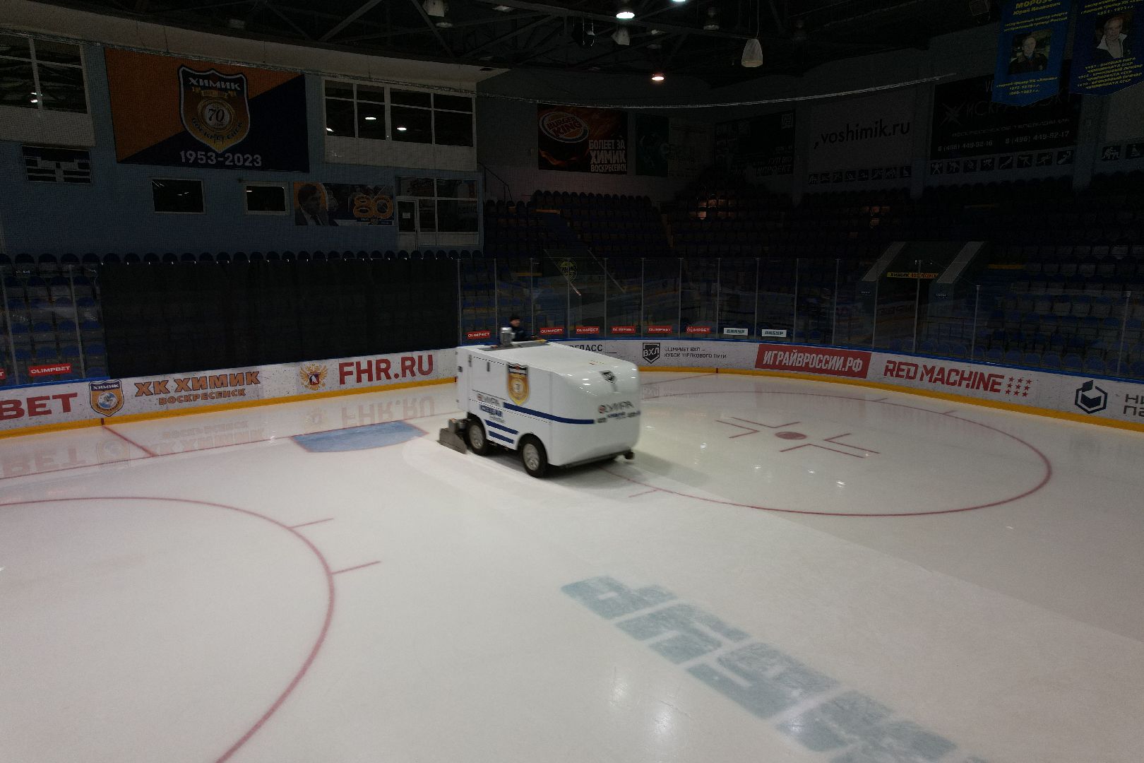 видео с коптера, хоккей,