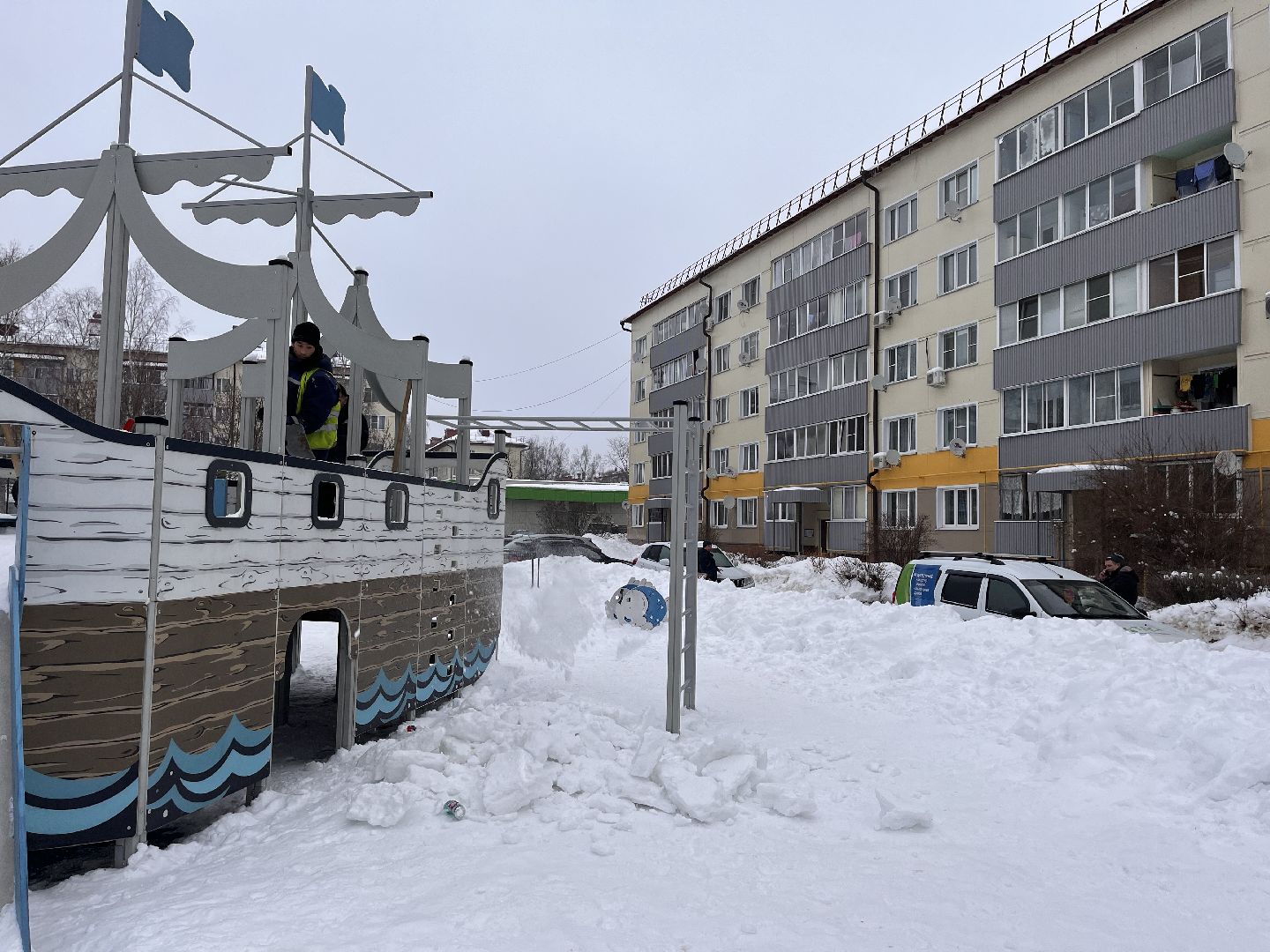 шаховская, снег, комунальная техника,