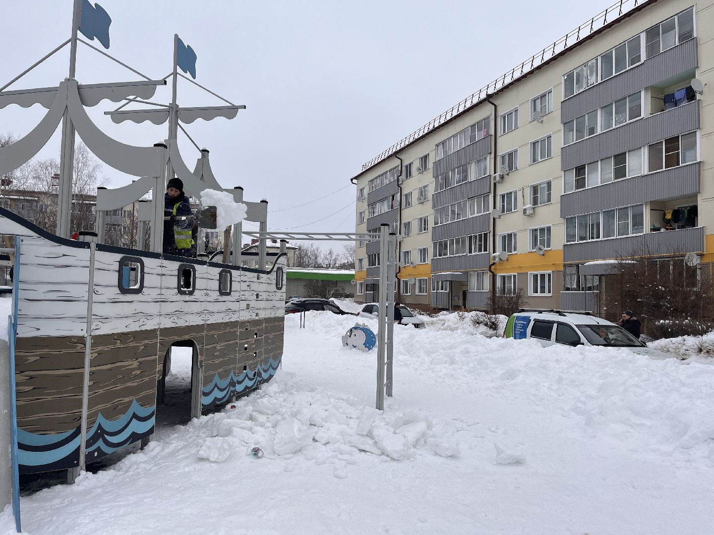 шаховская, снег, комунальная техника,