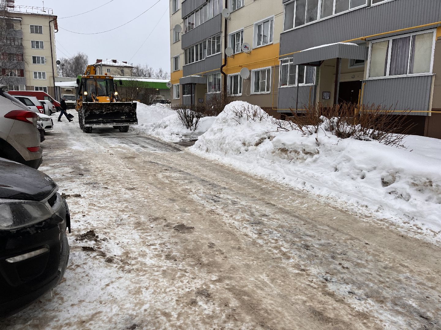 шаховская, снег, комунальная техника,