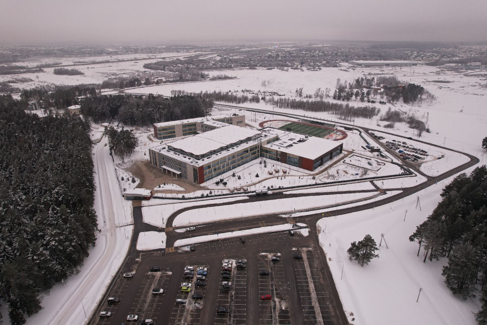 видео с коптера, технолипцей, истра,